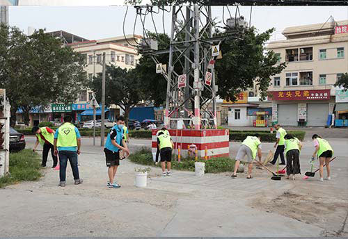 博皓按鍵廠家平安文化一條街首次活動如期開展