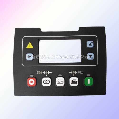 發(fā)電機控制硅膠面板