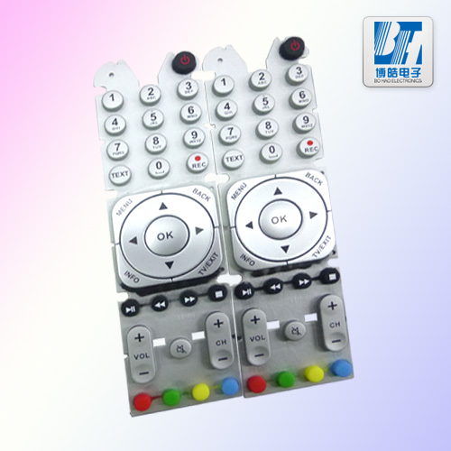 噴銀油遙控器P+R按鍵 細(xì)心組裝加工而成