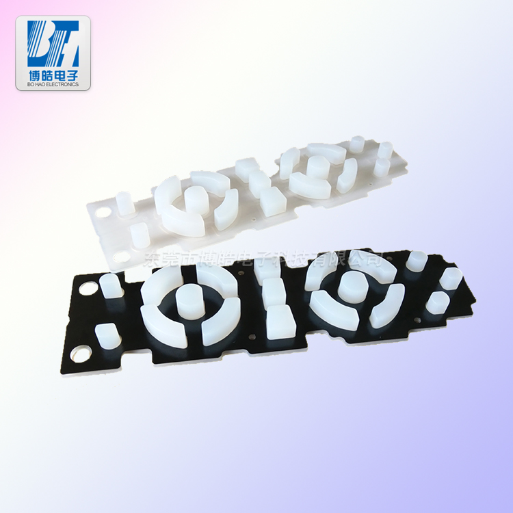 廠家定制P+R硅膠按鍵 遮光片防溢光硅膠按鍵開(kāi)模定做