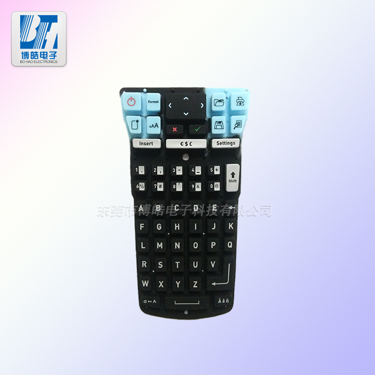 廠家定制移動數(shù)據(jù)終端硅膠按鍵  企業(yè)移動計算機(jī)鍵盤開模定制