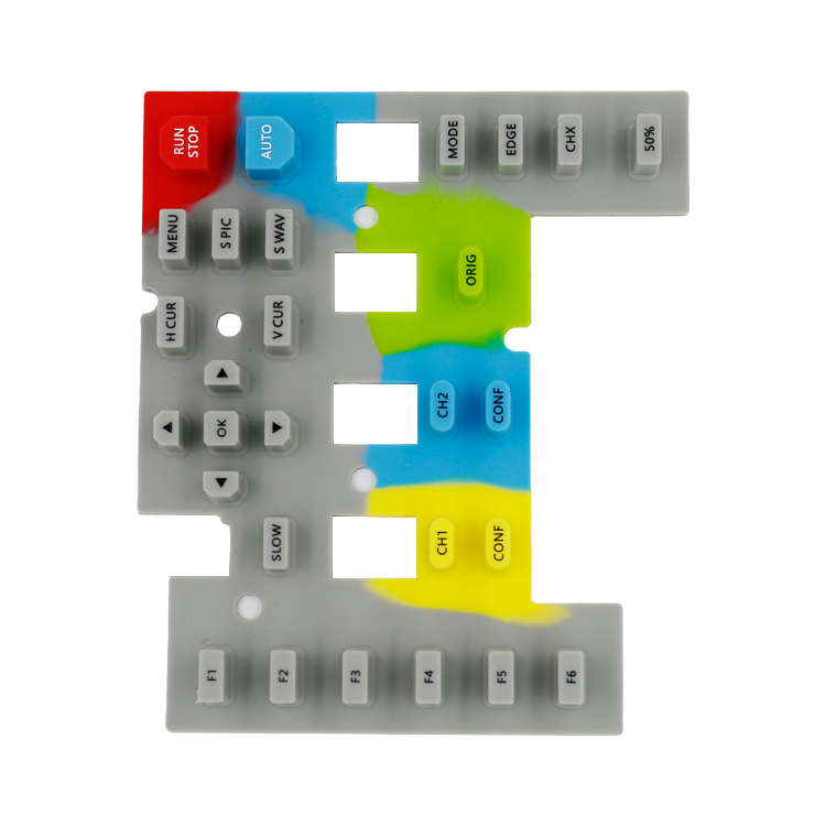 量大量小都可以定制水泵機(jī)組控制模塊專用硅膠面板